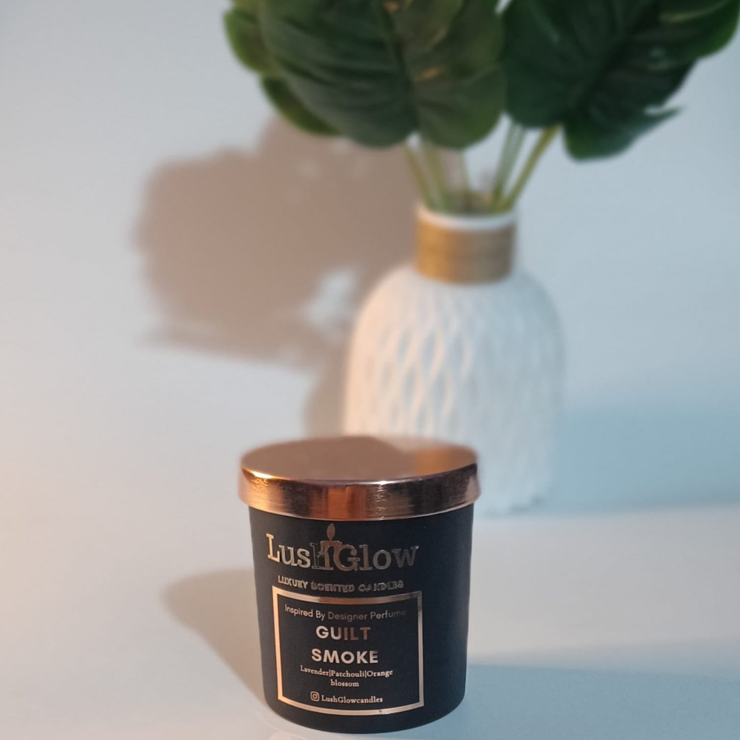 Bold scented candle in stylish black gift box – perfect for birthdays, Diwali, or anniversaries