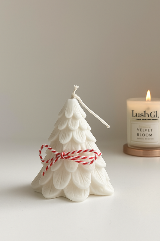 Winter Tree Candle