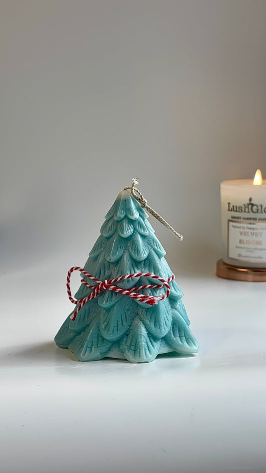 Winter Tree Candle
