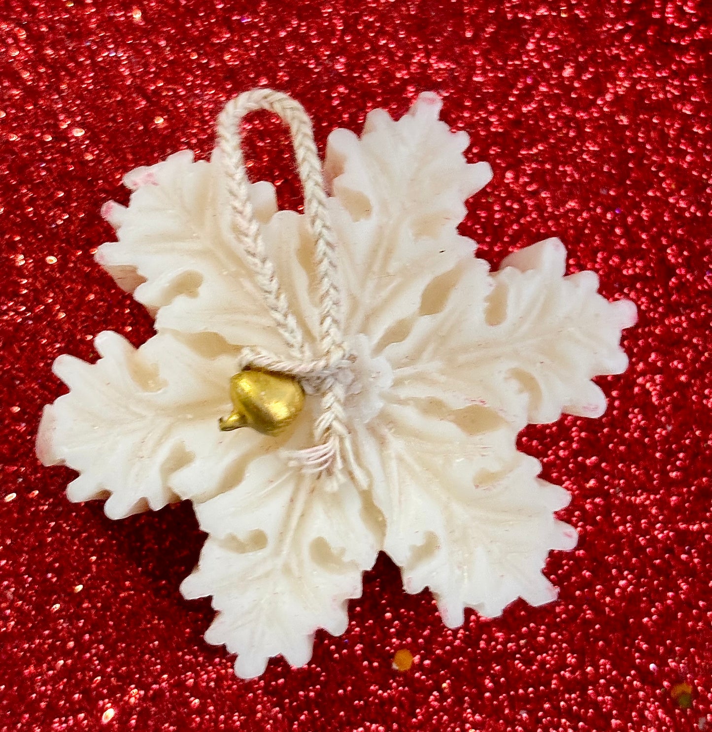 Snowflake Candle — LushGlow Christmas Collection 2025